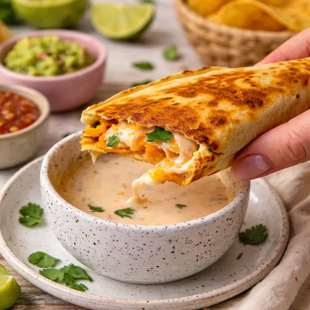 Sheet Pan Chicken Fajita Crunchwrap