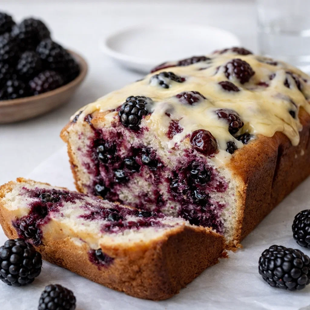 Delicious Blackberry Loaf: A Moist Bread Recipe