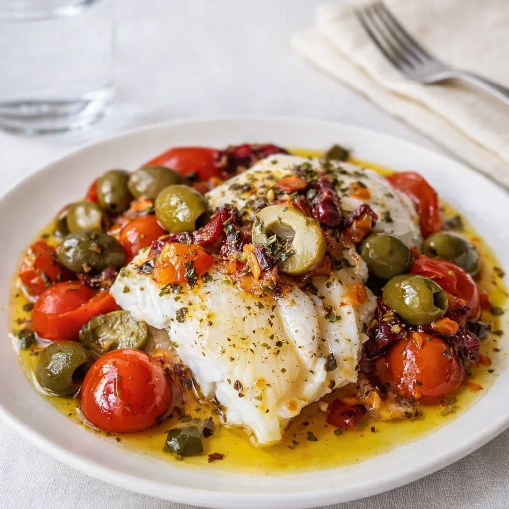 Mediterranean Baked Cod with Olives: Your New Weeknight Obsession