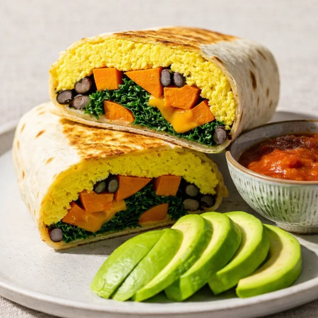 Sweet Potato Breakfast Burritos For Easy Mornings