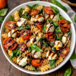 Caprese Pasta Salad with Balsamic Glaze