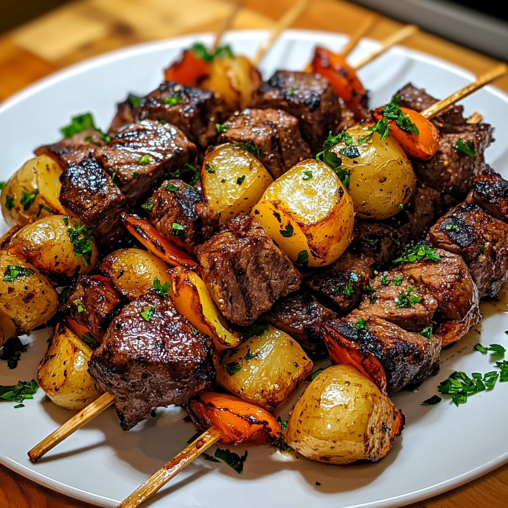 Grilled Steak and Potato Kabobs