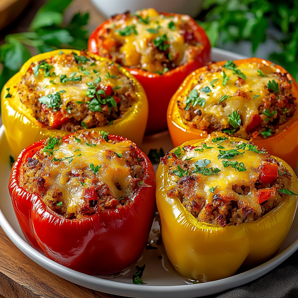 Healthy Stuffed Bell Peppers
