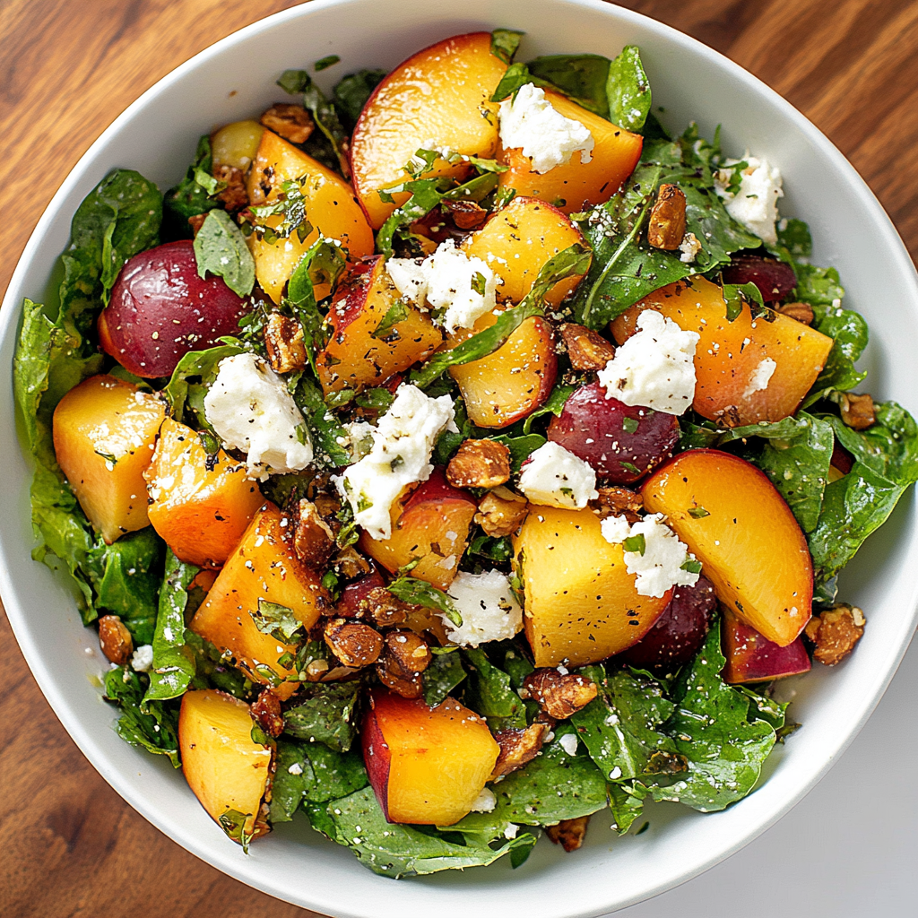 Sweetgreen Peach And Goat Cheese Salad