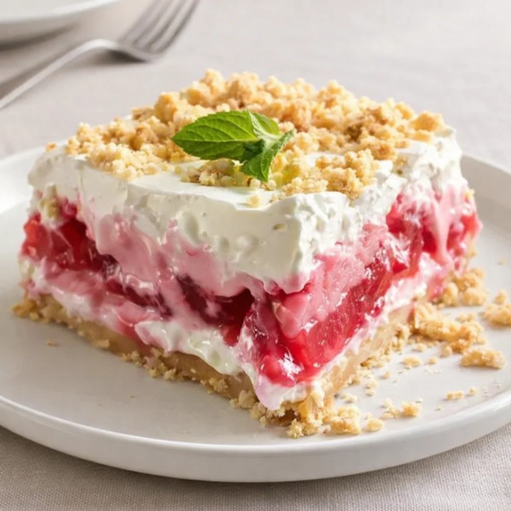 Layered Rhubarb Pudding Dessert: 5 Steps to Perfection