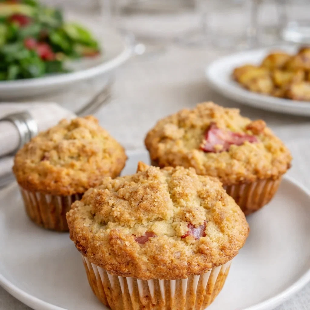 Quick Rhubarb Muffins: The Secret to Perfectly Moist Bakery-Style Tops
