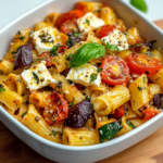 Best Baked Feta Pasta with Vegetables