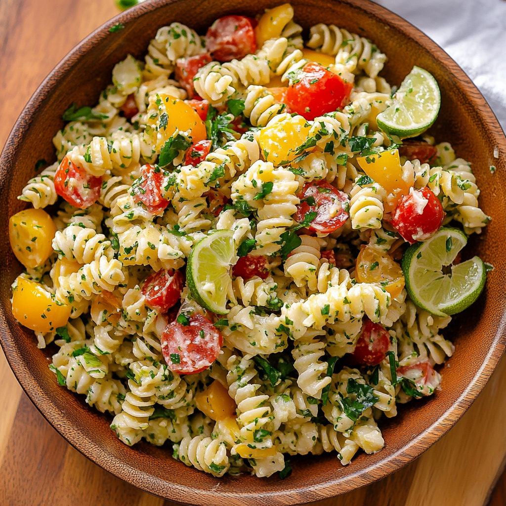 Cilantro Lime Pasta Salad Recipe