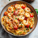 Easy Shrimp and Cherry Tomato Pasta