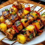 Grilled Pineapple Chicken Kabobs