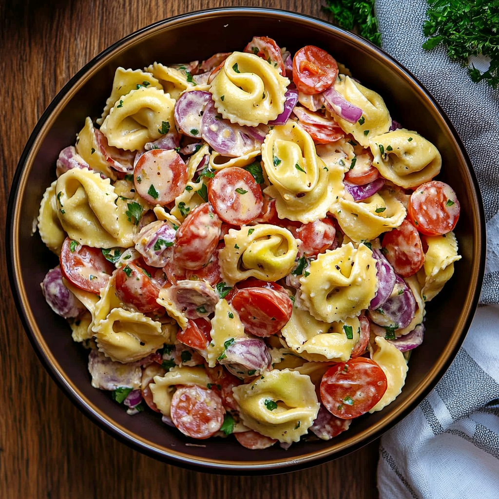 Italian Grinder Tortellini Salad