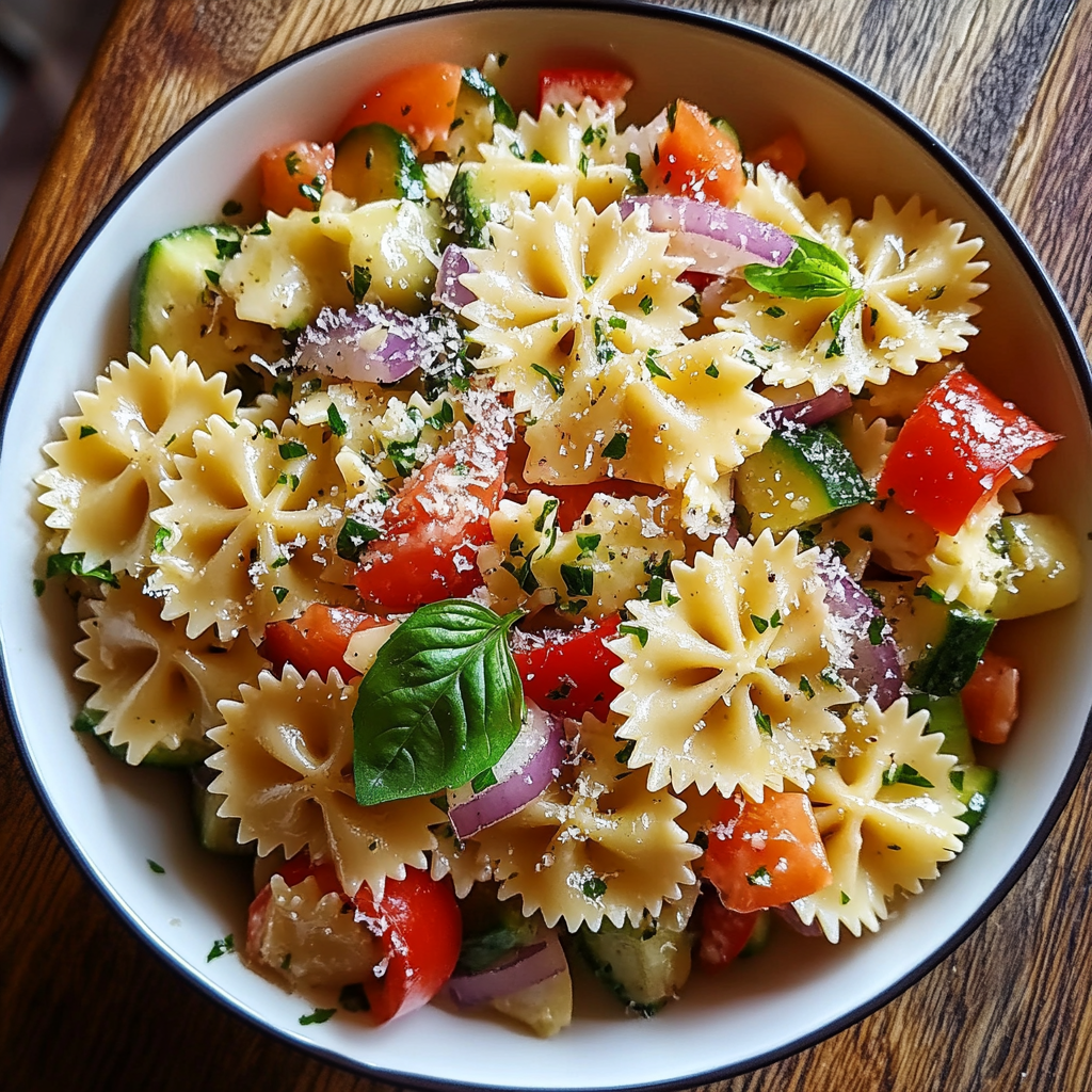 Parmesan Bowtie Pasta Salad: Easy 30-Minute Recipe