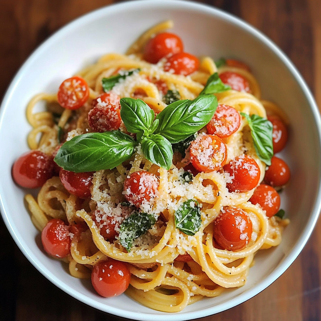 Pasta with Cherry Tomatoes