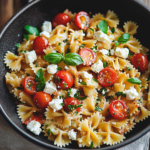 Pasta with Feta Cheese and Cherry Tomatoes