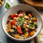 Summer Vegetable White Bean Stir-Fry