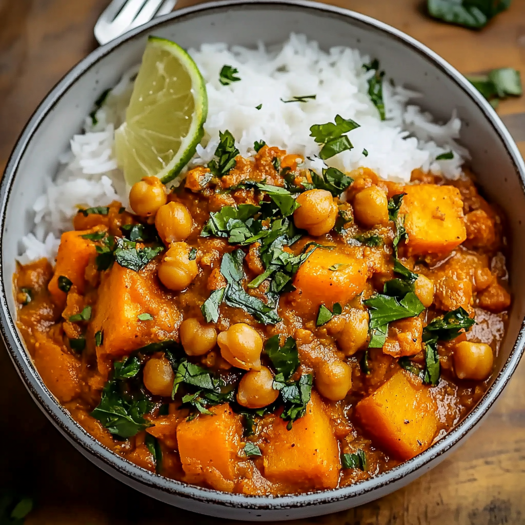 Sweet Potato and Chickpea Curry
