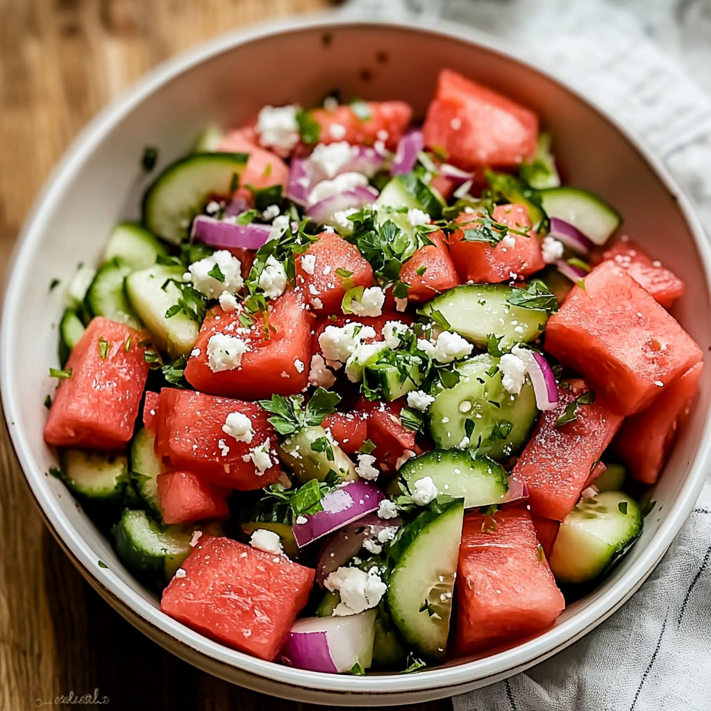 The Best Watermelon Salad