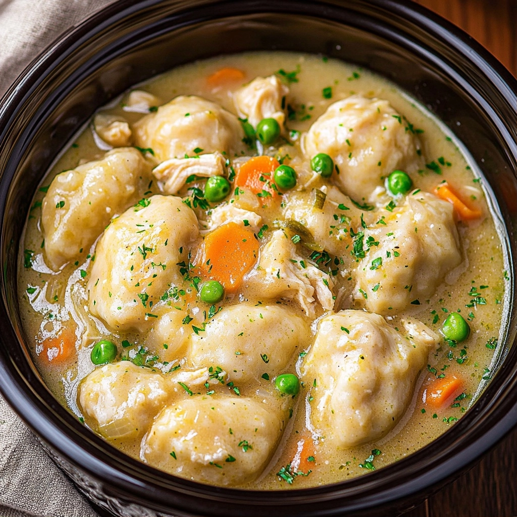 Crockpot Chicken and Dumplings: Cozy Comfort in Every Bite