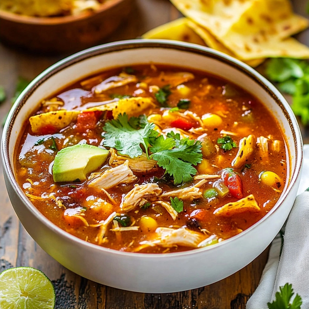 Easy 30-Minute Homemade Chicken Tortilla Soup