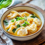 Wonton Soup with Homemade Dumplings