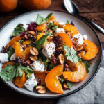Persimmon Salad with Candied Hazelnuts