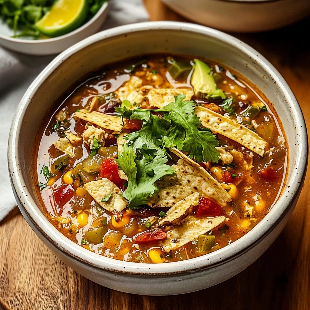 Green Chile Tortilla Soup