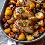 Sheet Pan Maple Dijon Chicken