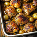 Baked Honey Mustard Chicken Thighs