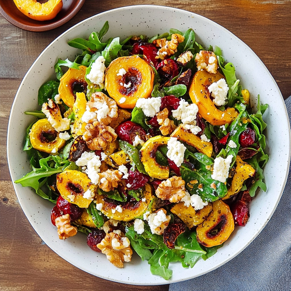 Roasted Delicata Squash Salad