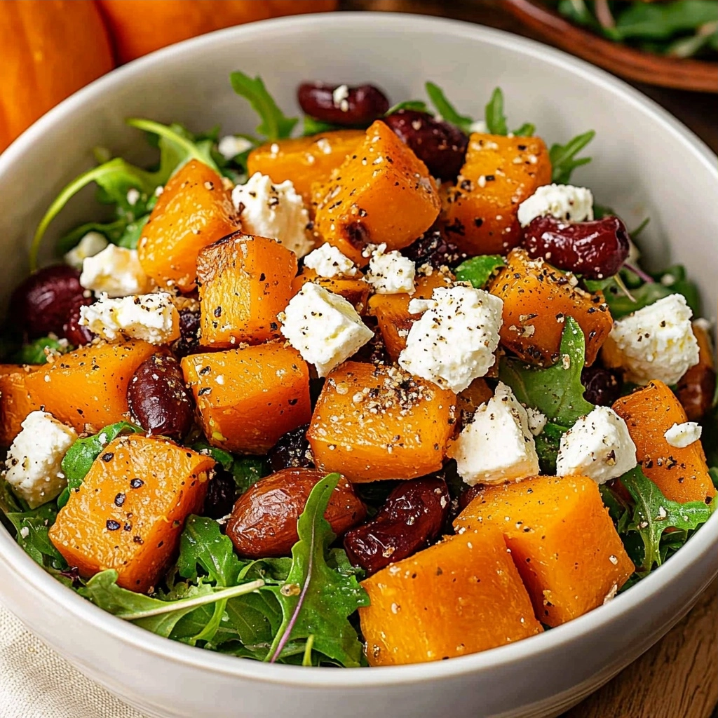 Roasted Pumpkin and Feta Salad