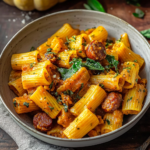 Pumpkin Pasta with Italian Sausage