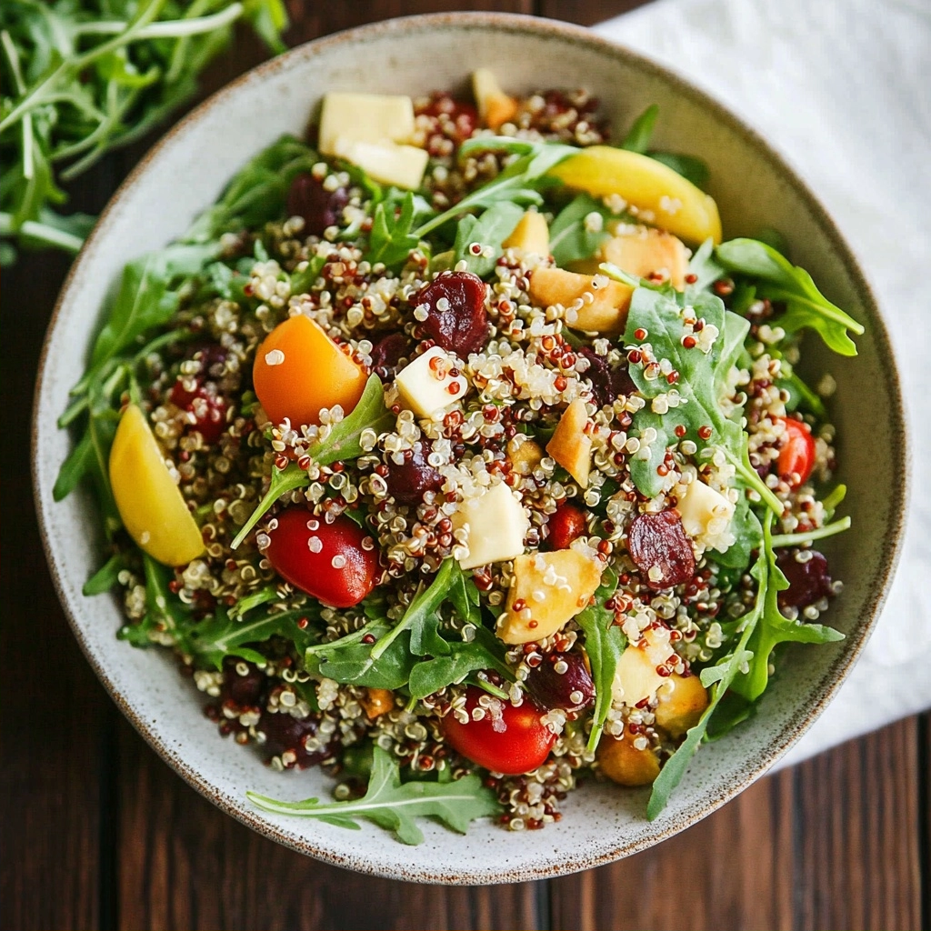 Harvest Salad with Quinoa and Arugula