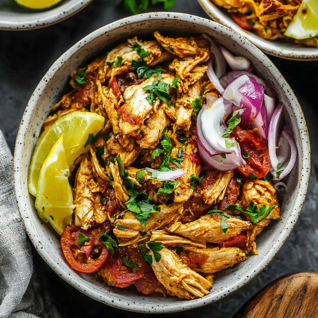 Slow Cooker Chicken Shawarma