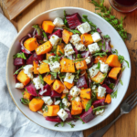 Easy Butternut Beetroot and Feta Salad
