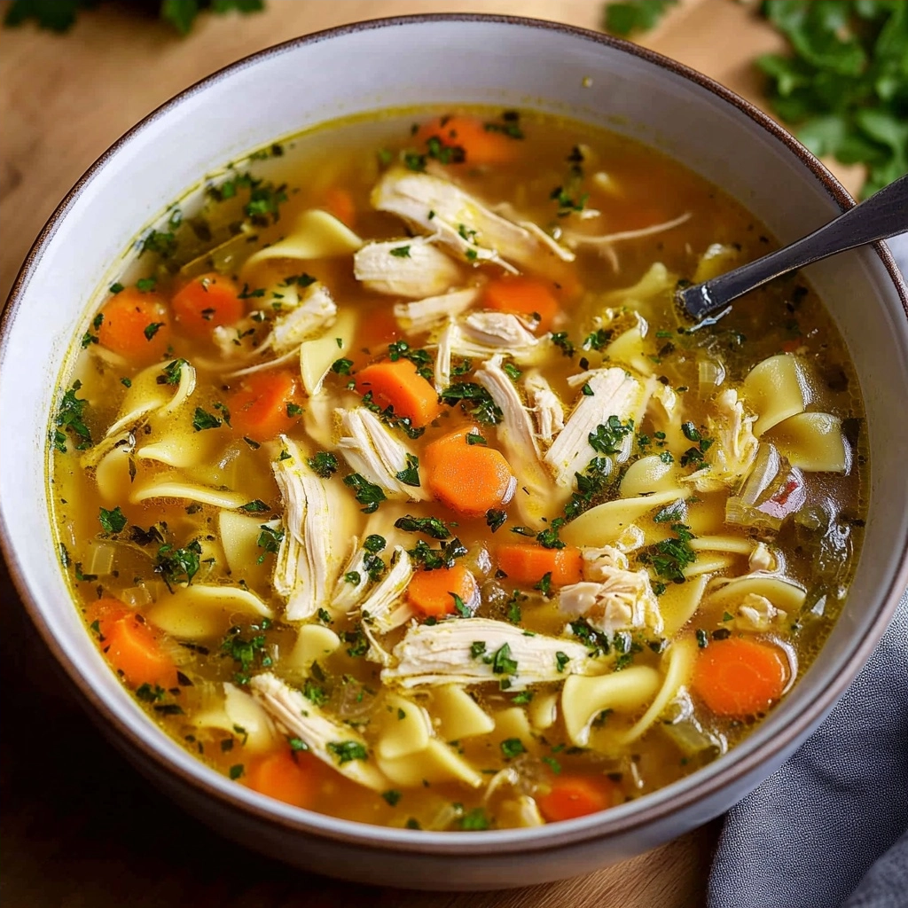 Classic Homemade Chicken Noodle Soup