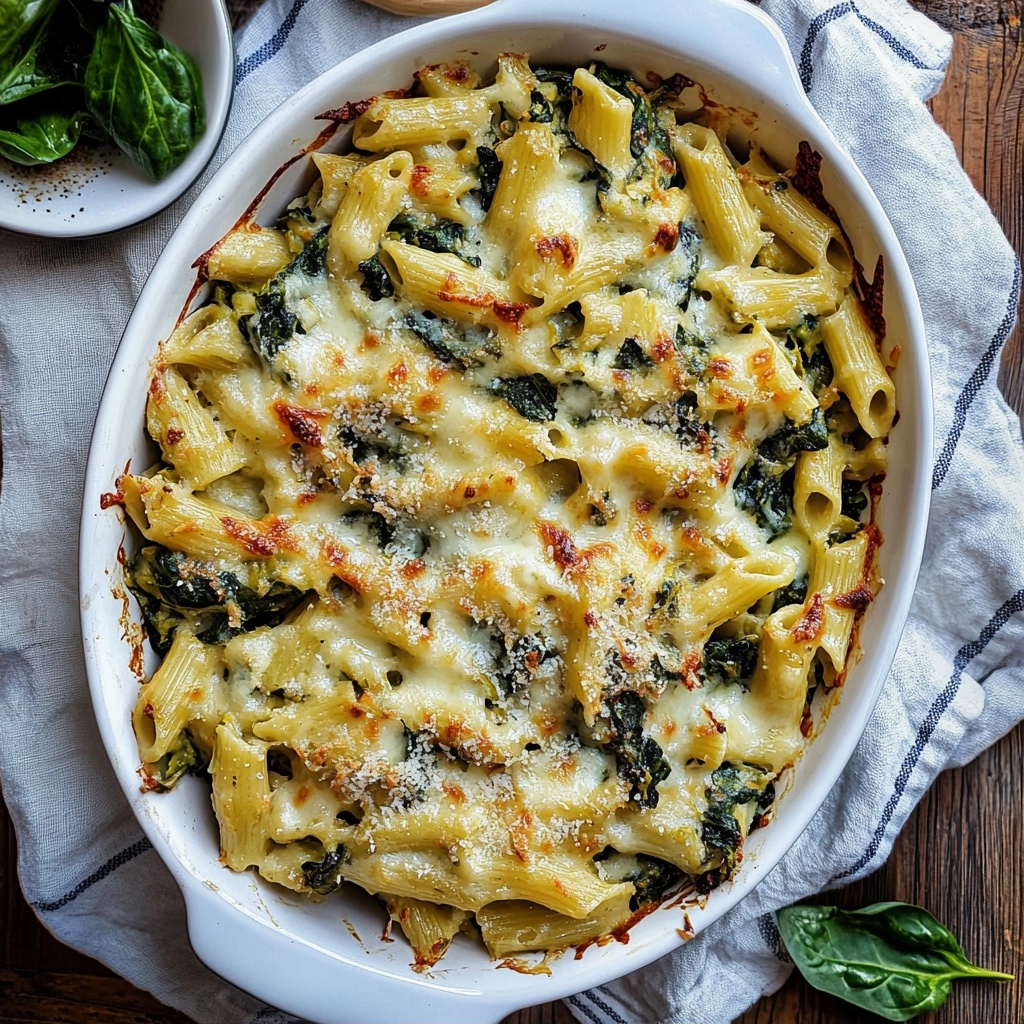 Spinach and Artichoke Pasta Bake