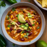 Crockpot Chicken Taco Soup