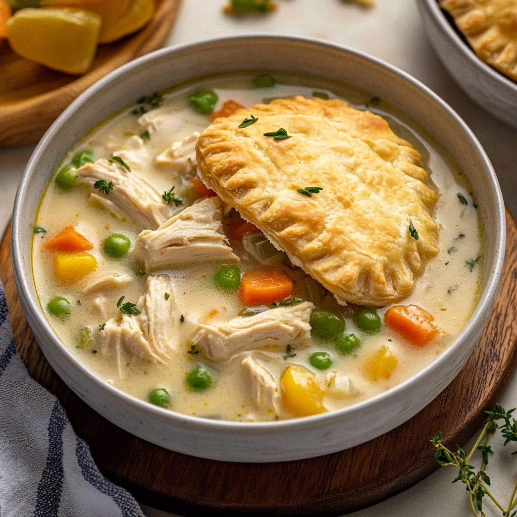 Easy and Creamy Chicken Pot Pie Soup