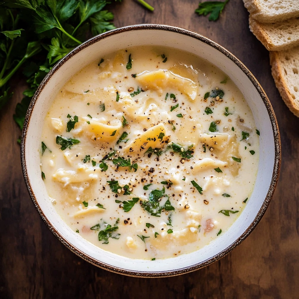White Lasagna Soup