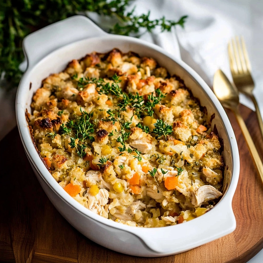 Creamy Chicken and Stuffing Casserole: The Ultimate One-Pan Comfort Meal