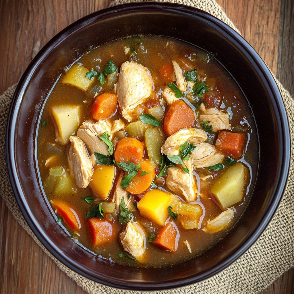 Hearty Slow Cooker Chicken Stew