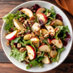 Fresh and Crunchy Apple and Walnut Salad Recipe
