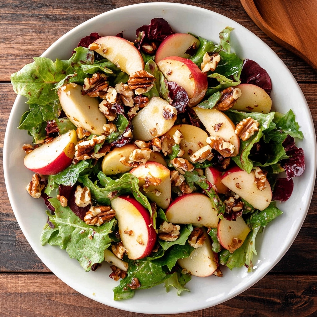 Fresh and Crunchy Apple and Walnut Salad Recipe