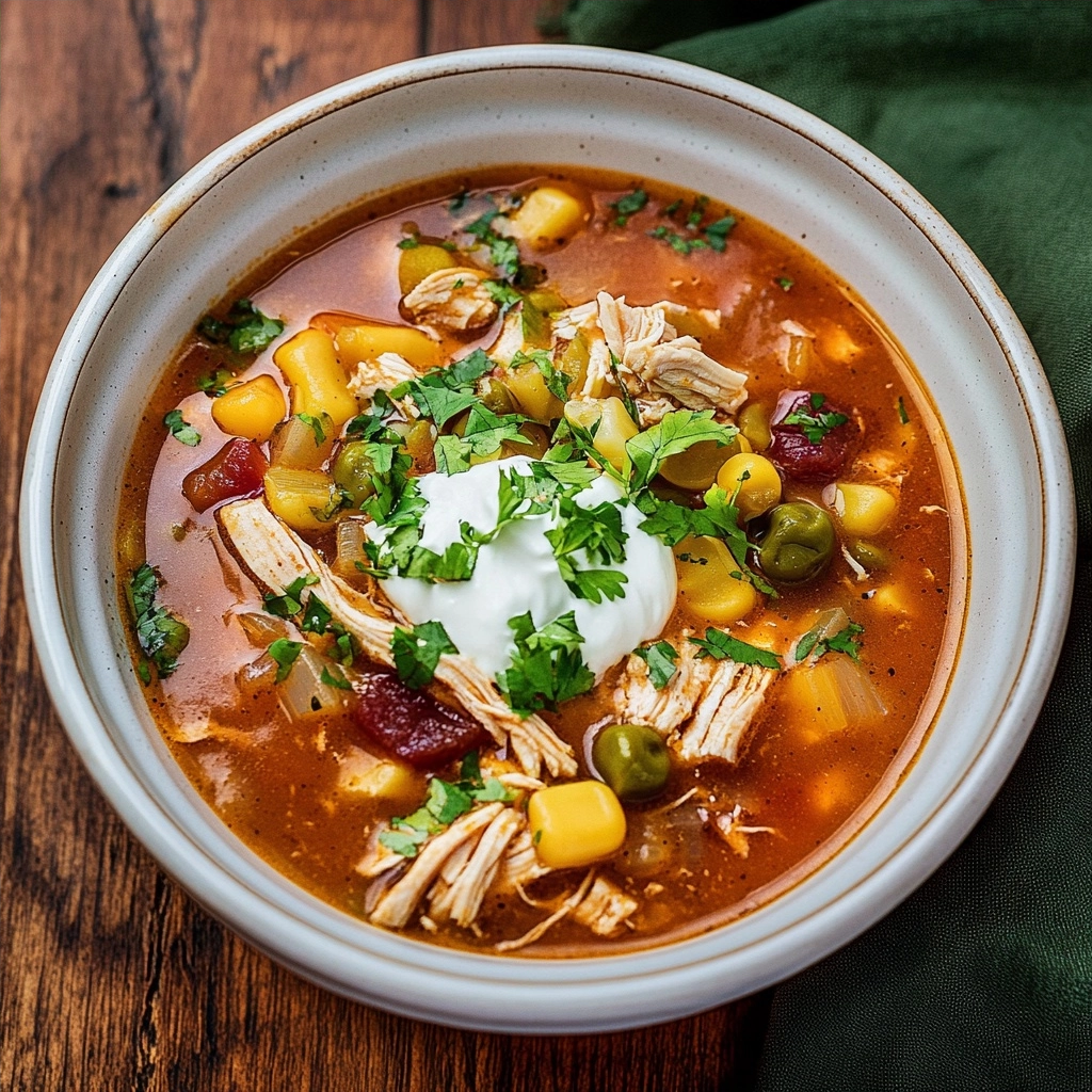 Easy BBQ Chicken Soup Recipe