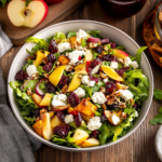 Easy Cranberry Harvest Salad with Apple Cider Vinaigrette