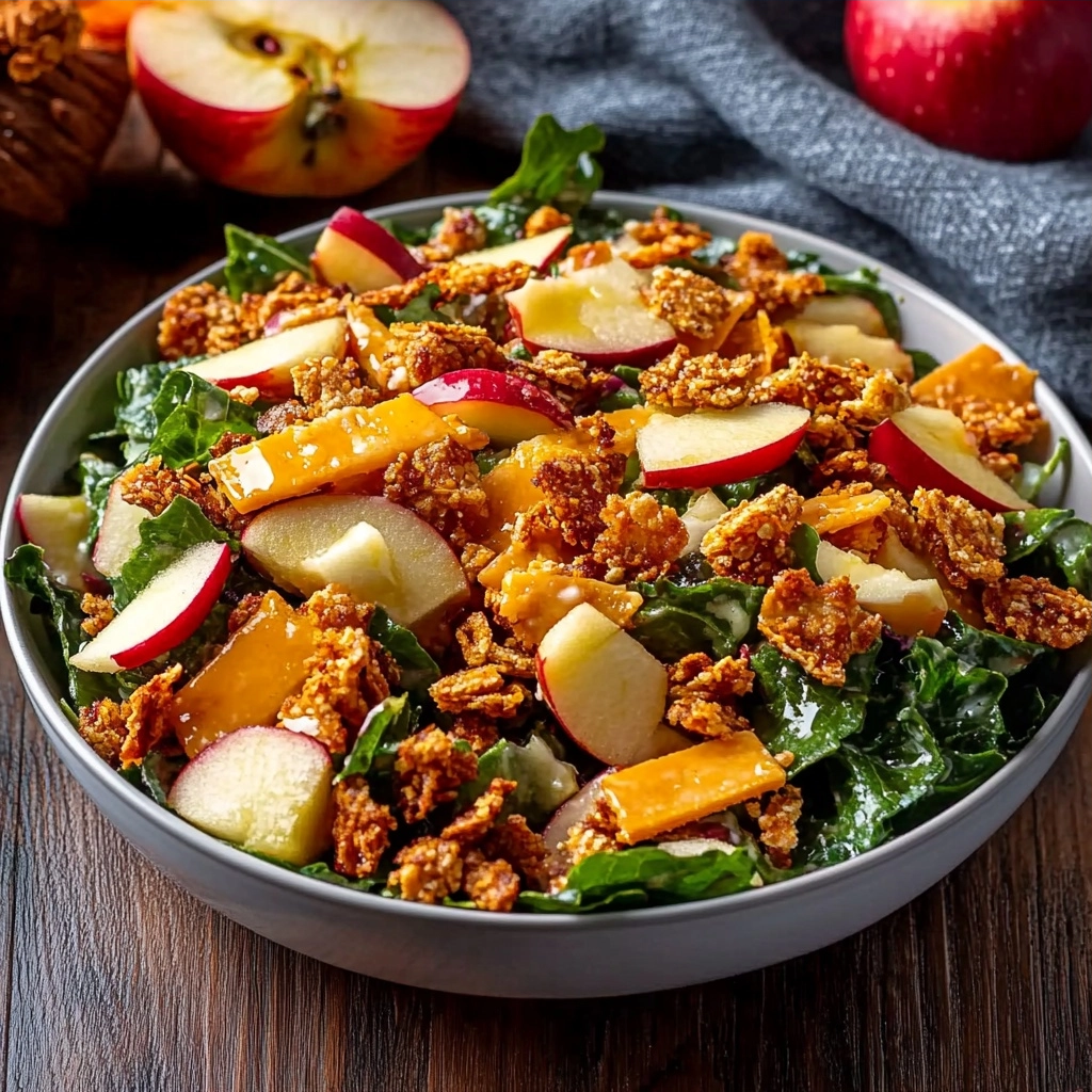 Apple and Cheddar Crisp Salad