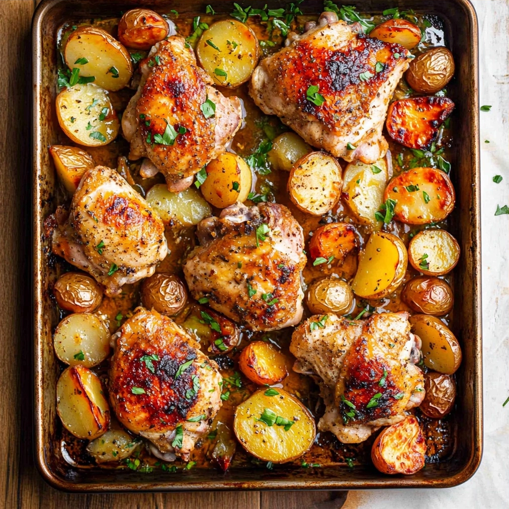 Sheet Pan Chicken and Potatoes