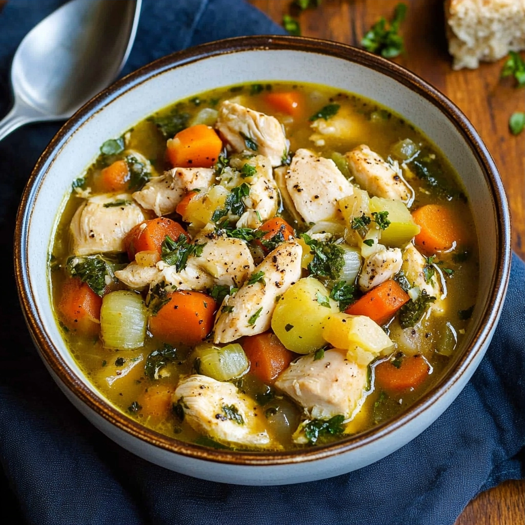 Easy Chicken Stew with Fall Vegetables