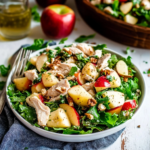 The Best Chicken Harvest Salad Recipe with Apples