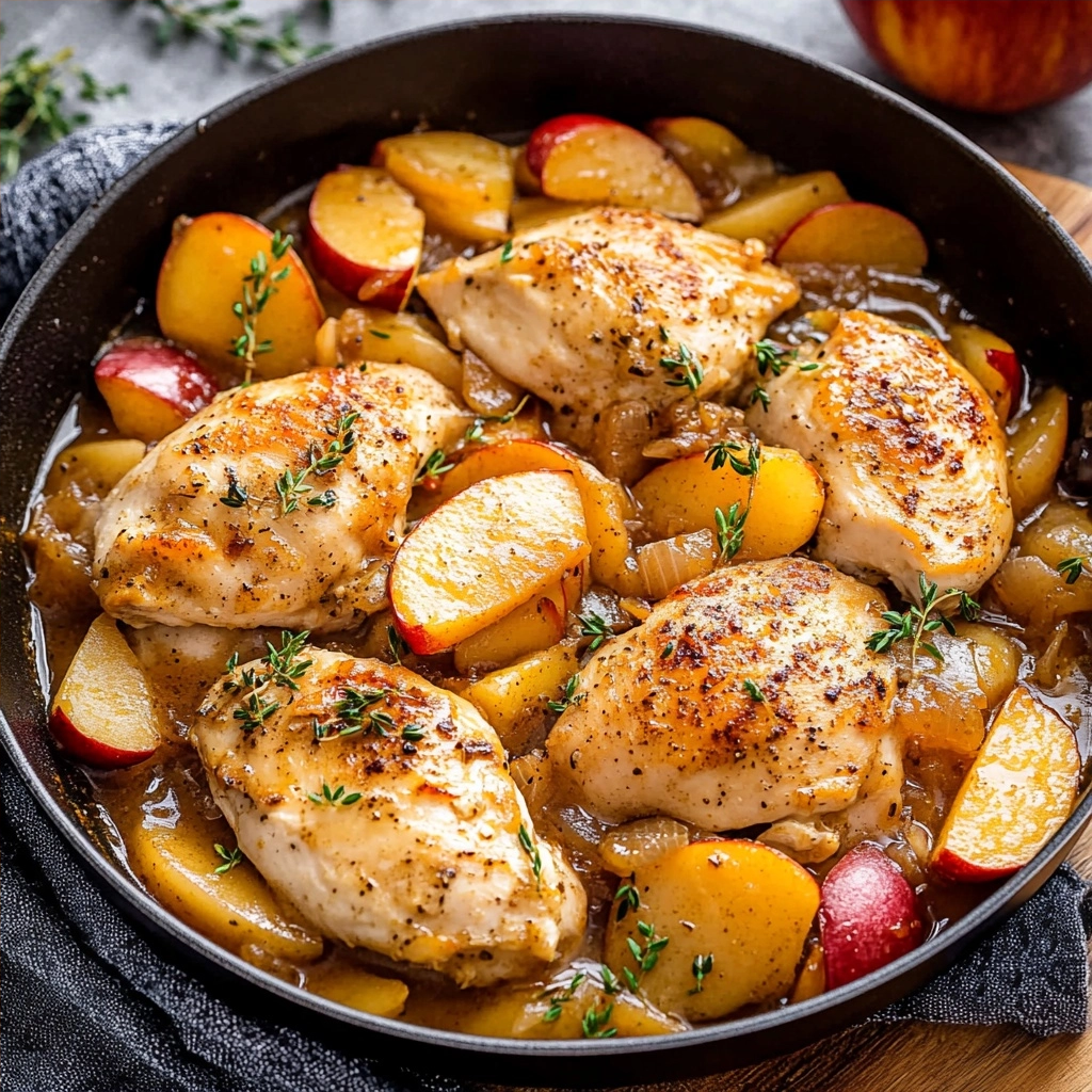 Apple Cider Chicken Skillet
